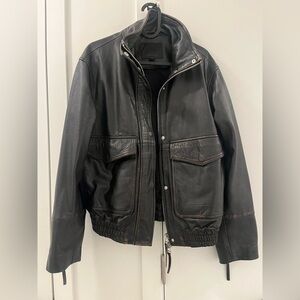 Women's Dark Brown Leather Jacket